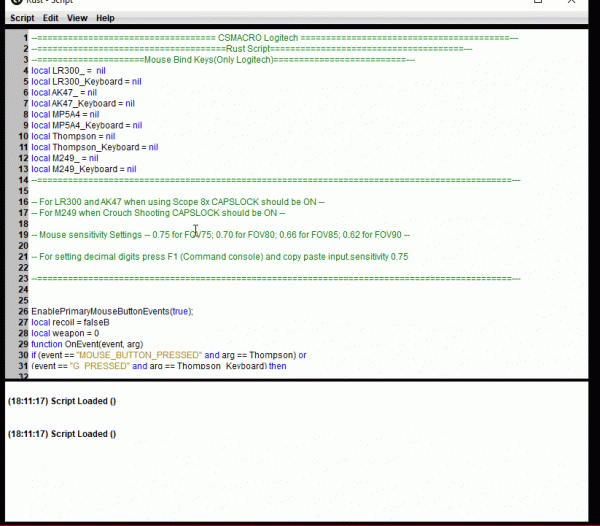 How To Install Rust Logitech G-HUB Lua Script Macro